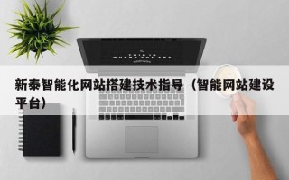 伊川新泰智能化网站搭建技术指导（智能网站建设平台）